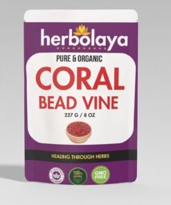 HERBOLAYA CORAL BEAD VINE