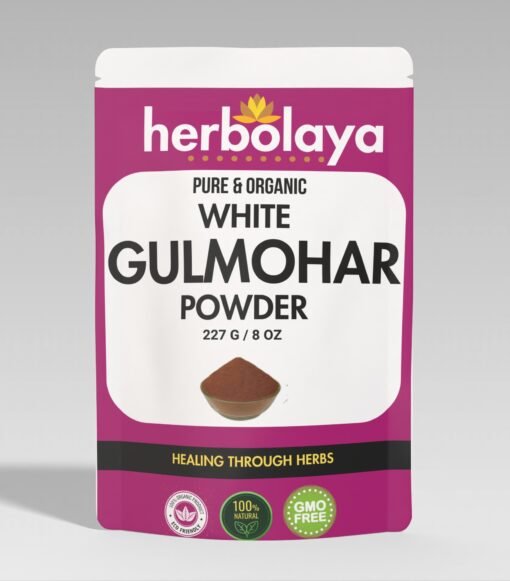 herbolaya white gulmohar powder
